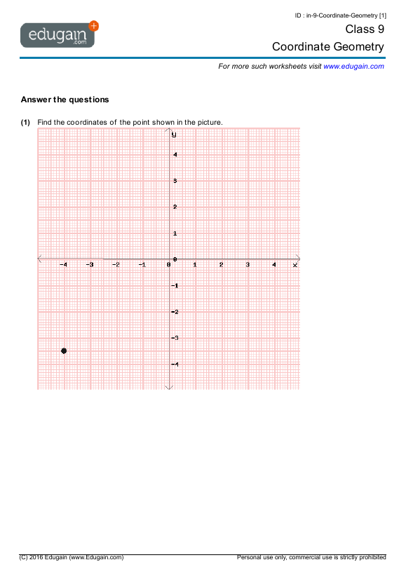 Coordinate Geometry